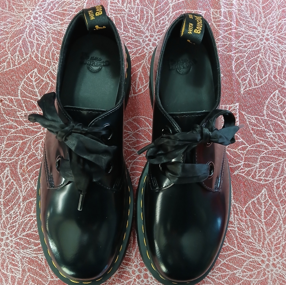 Dr Martins Womens Holly Leather Platform Octford Shoes